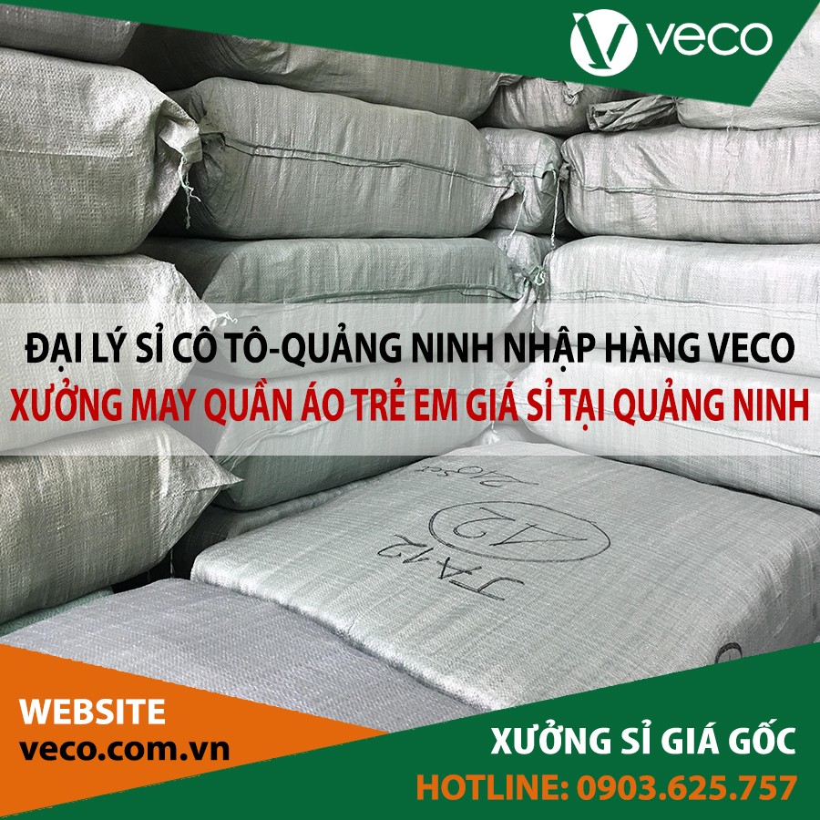 VECO-Xưởng may quần áo trẻ em giá sỉ tại Quảng Ninh